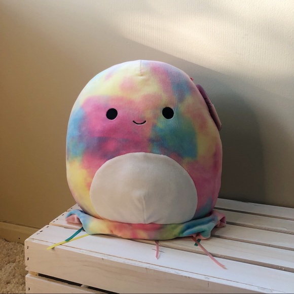 Squishmallows Toys The Rainbow Tie Dye Jellyfish Squishmallow